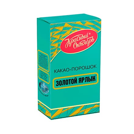 Какао Золотой Ярлык, Красный Октябрь 100 гр.