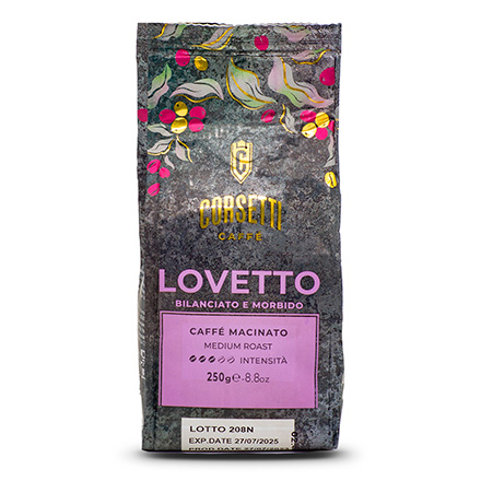 Кофе молотый CORSETTI, LOVETTO, 250 гр