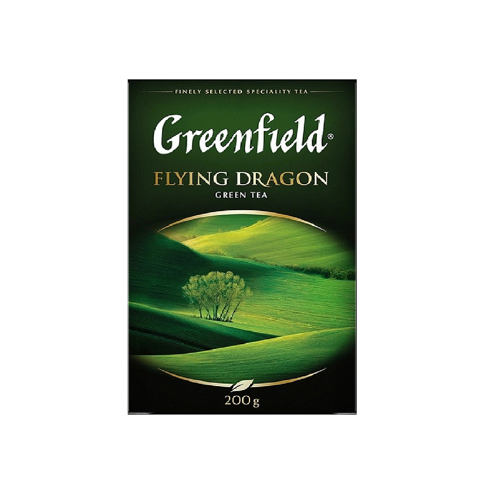 Чай Greenfield Flying Dragon зеленый листовой, 200 гр. чай greenfield quince ginger зеленый в пакетиках 25 шт